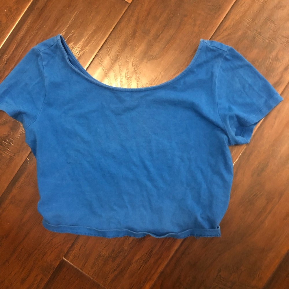 Blue Forever 21 Crop Top